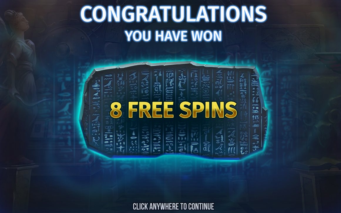 Free Games Feature with purple frame and Free Spins counter